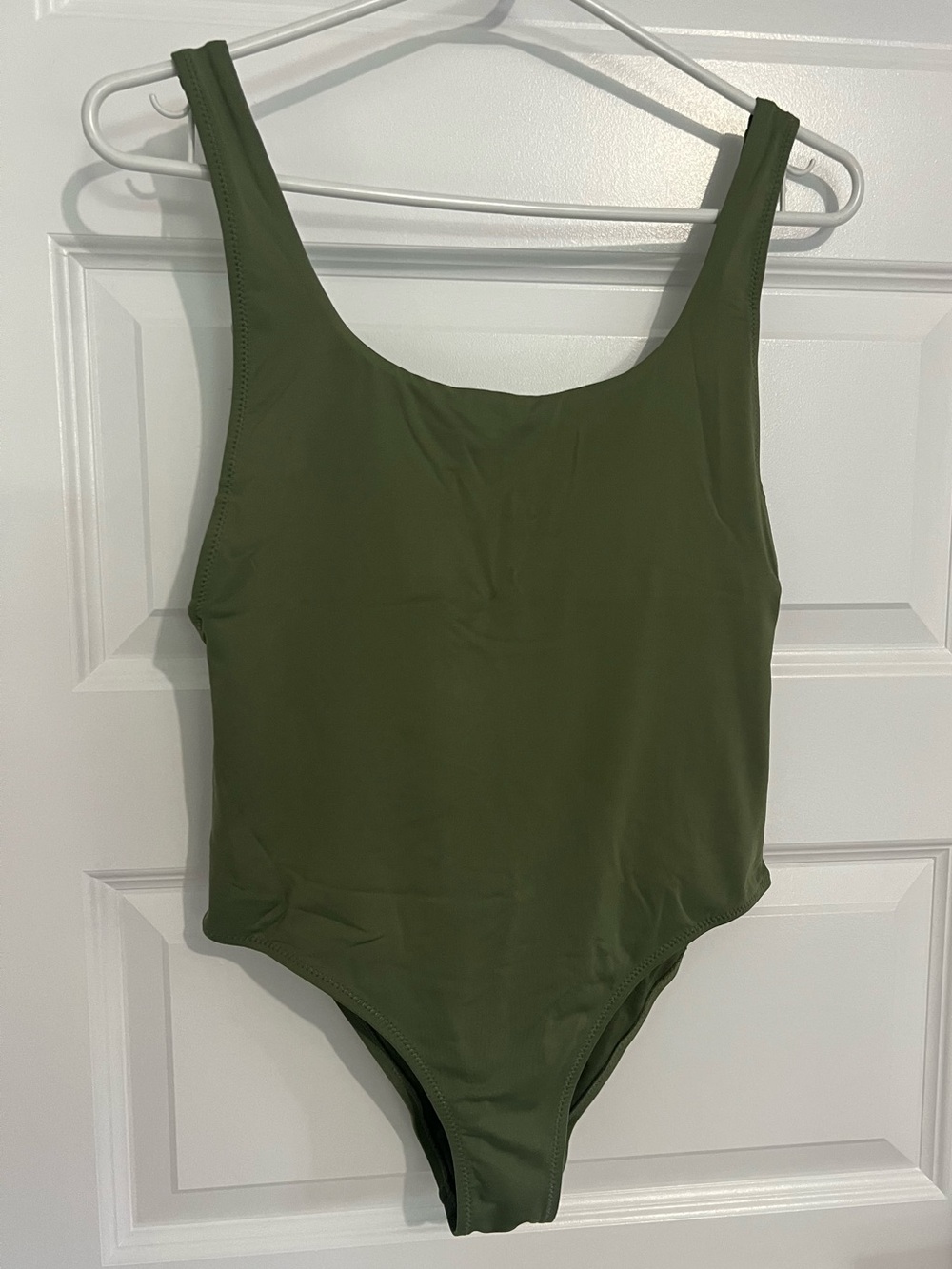 267 - Zara Olive Green One-Piece Swimsuit